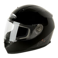 Nitro N2100 Uno Motorcycle Helmet - Black 