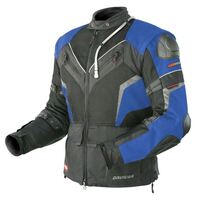 Dririder Rallycross Pro 2 Motorcycle Jacket Small - Black/Blue/Anthracite
