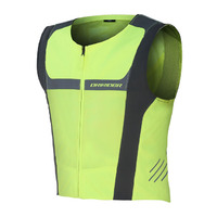 Dririder Neon Hi Visibility Comfortable  Motorcycle  Vest - Fluro Yellow XS/S