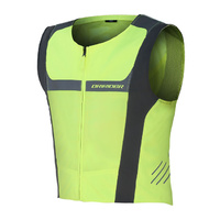 Dririder Neon Hi Visibility Comfortable  Motorcycle  Vest - Fluro Yellow 3XL/4XL