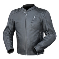 Dririder ACE Leather Men's Motorcycle Jacket - Black
