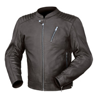 Dririder ACE Leather Men's Motorcycle Jacket - Brown