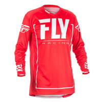 Fly Lite 2018 Motorcycle Jersey Size:Small - Red/Grey
