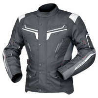 Dririder Apex 5 Men's Motorcycle Jacket - Black/White/Grey