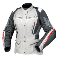 Dririder Apex 5 Ladies Motorcycle Jacket - Grey/White/Black