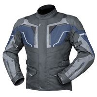 Dririder Nordic 4 Men's Motorcycle Jacket - Black/Cobalt/Blue