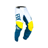 Fly Racing F-16 2019 Motorcycle Pants Size: 24- Yellow/White/Navy