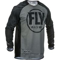 Fly Racing Evolution Motorcycle Jersey Size:Large - Black/Grey