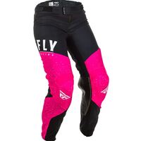 Fly Racing Lite Ladies Motorcycle Pants Size: 5/6 L 10 - Navy/Pink/Black