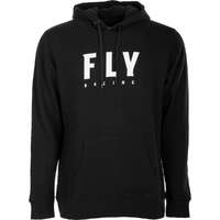 Fly Racing Badge Pullover Motorcycle Hoodie - Black Size:Small