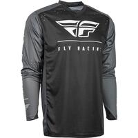 Fly Racing Radium 2020 Motorcycle Jersey - Black/Grey/White