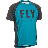 Fly Racing 2020 Super D Motorcycle Jersey - Blue/Heather Black