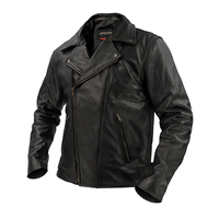 Argon Brazen Cruiser Leather Motorcycle Jacket - Black