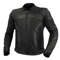 Argon Scorcher Perforated Motorcycle Jacket -Black/Grey