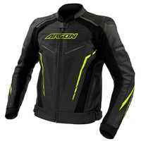 Argon Descent Perforated Motorcycle Jacket - Hi-Vis/Black