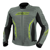 Argon Scorcher Perforated Motorcycle Jacket - Lime/Black 48 