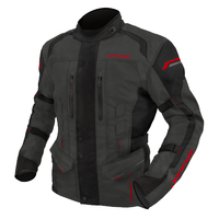 Dririder Compass 4 Men's Motorcycle Jacket - Grey/Black/Red