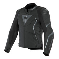 Dainese Avro 4 Leather Motorcycle  Jacket -Black-Matt/Anthracite
