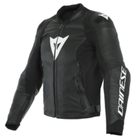 Dainese Sport Pro Leather Motorcycle  Jacket - Black/White