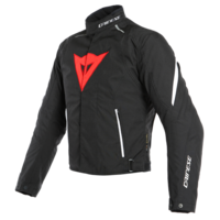 Dainese Laguna Seca 3 D-Dry Motorcycle  Jacket - Black/Lava-Red/White