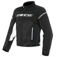 Dainese Air Frame D1 Textile Mototcycle Jacket - Black/Black/White
