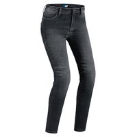 PMJ Skinny Ladies Motorcycle Jeans - Black