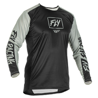 Fly Racing 2022 Lite Motorcycle Jersey - Black/Grey