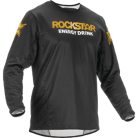 FLY Racing Kinetic Motorcycle Jersey 2022 Rockstar Blk Gld Size:2X-Large