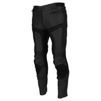 Argon Calibre Perforated Motorcycle Womens Pant Black/L 8