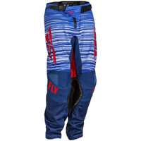 Fly Racing 2022.5 Kids Kinetic Mesh Motorcycle Pants - Red/Blue/White