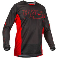 Fly Racing  2022.5 Kinetic Mesh Motorcycle Jersey - Red/Black
