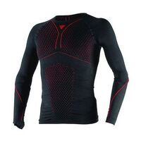 Dainese D-Core Thermo Long-Sleeve Tee - Black/Red