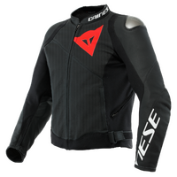 Dainese Sportiva Perf. Leather Motorcycle Jacket  Black-Matte