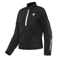 Dainese Lady Risoluta Air Tex Motorcycle  Jacket - Black/White