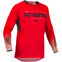 Fly Racing 2023 Evolution Motorcycle Jersey - Red/Grey 
