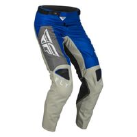 Fly Racing Kinetic Jet Motorcross Pants - Blue/Grey/White