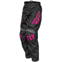 Fly Racing Youth 2023 F-16 Motorcross Pants - Black/Pink