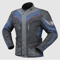 Dririder Nordic V Textile Motorcycle Jacket - Navy/Grey