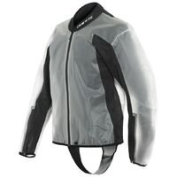 Dainese Rain Body Racing D2 Motorcycle Jacket - Black/Clear