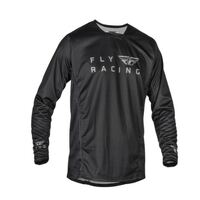 Fly Racing Radium 2023 Motorcross Jersey - Black/Grey