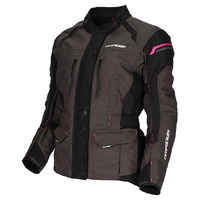 Dririder Ladies Compass 4 Motorcycle Jacket Grey / Magenta