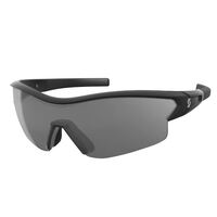 Scott Leap Sunglasses - Black Glossy/Grey + Clear