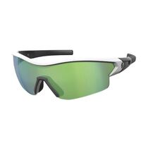Scott Leap Chrome Enhancer+ Clear Sunglasses - White Glossy/Black /Green