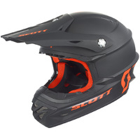 Scott 350 Pro Satin Motorcycle Helmet - Black