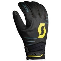Scott 350 Insulated Motorcycle Gloves - Black/Green