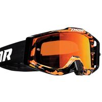 Thor Sniper Pro Rampant Motorcycle Helmet Goggles - Orange/Black
