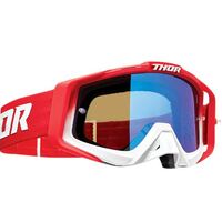 Thor Sniper Pro Motorcycle Helmet Goggles - Fader Red