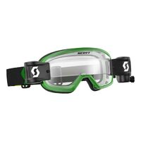Scott Buzz MX Pro WFS Clear Lens Motorcycle Goggle - Green/Black