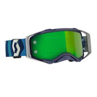 Scott Prospect Chrome Lens Motorcycle Goggle - Blue/Green/Green