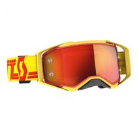 Scott Prospect Chrome Lens Motorcycle Goggle - Yellow/Red/Orange